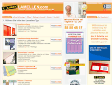 Tablet Screenshot of lamellen.com